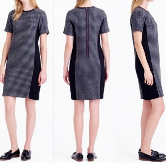 J. Crew Dresses & Skirts - *HP* New J. Crew mixed houndstooth shift dress